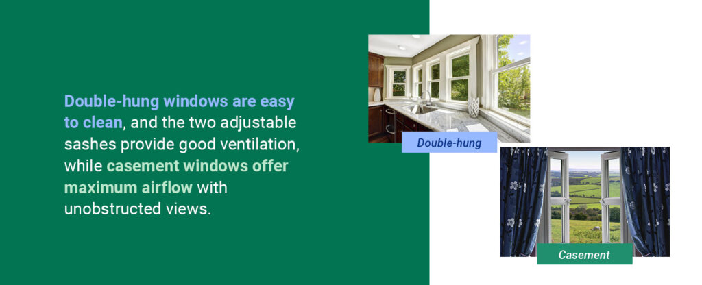 Double-hung-windows